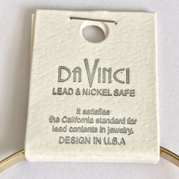 Scallop Sea Shell Bracelet Bangle Nautical Island Beach 7.5" Gold Plated Crystal - Picture 7 of 12